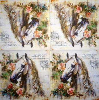 051 Horses - 3-ply - Ambiente